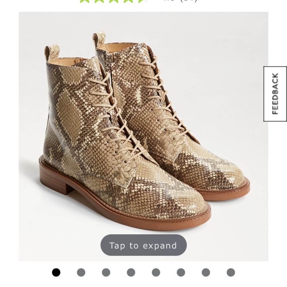 Sam Edelman NINA lace up combat boots